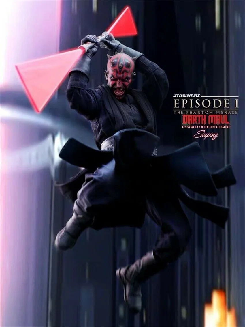 Горячие игрушки 1/6 DX17 Звездные войны фантомная опасность Дарт Мол с Sith самолет 1" фигурка