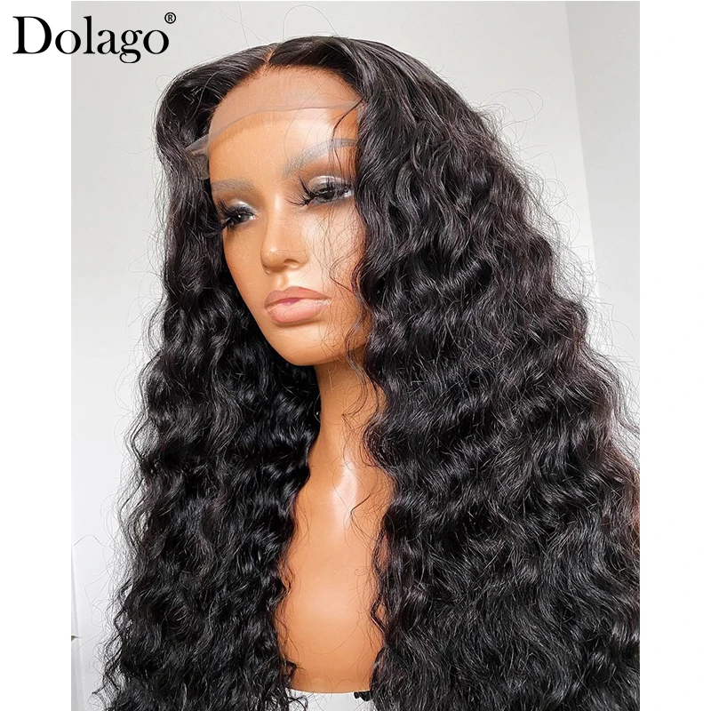 250% Density Lace Wig Loose Wave Lace Front Wig Brazilian Black Pre Plucked Lace Front Human Hair Wigs For Women With Baby Hair