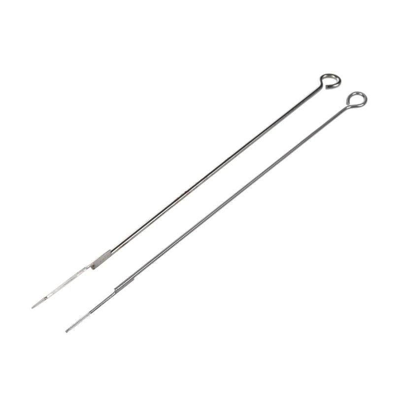 HTHL-50Pcs Иглы для татуировки 3RL Круглый вкладыш из нержавеющей стали и 50 шт одноразовые иглы для татуировки Размер 5RL принадлежности для татуировки макияж