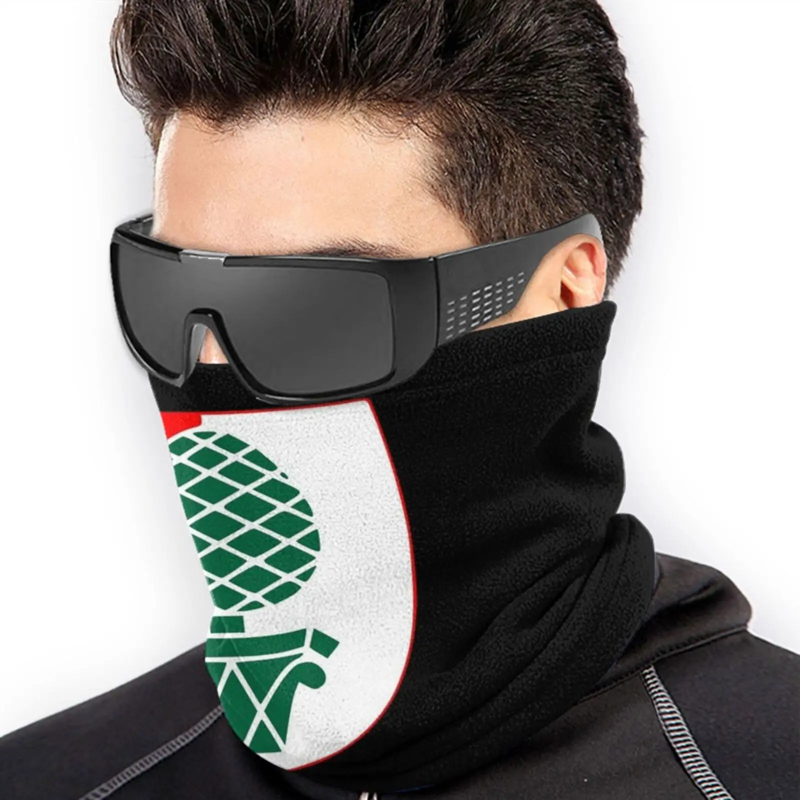 Augsburg Coat Of Arms-German Heraldry Cycling Motorcycle Headwear Washable Scarf Neck Warmer Face Mask German Germany mens infinity scarf