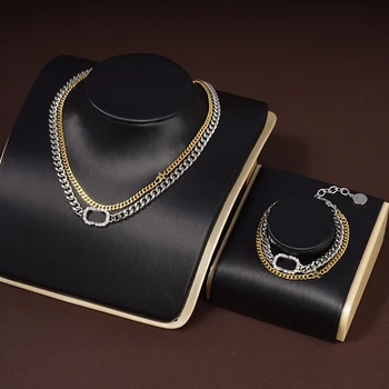 

D letter new zircon necklace European and American fashion charm woman necklace jewelry holiday gift free shipping