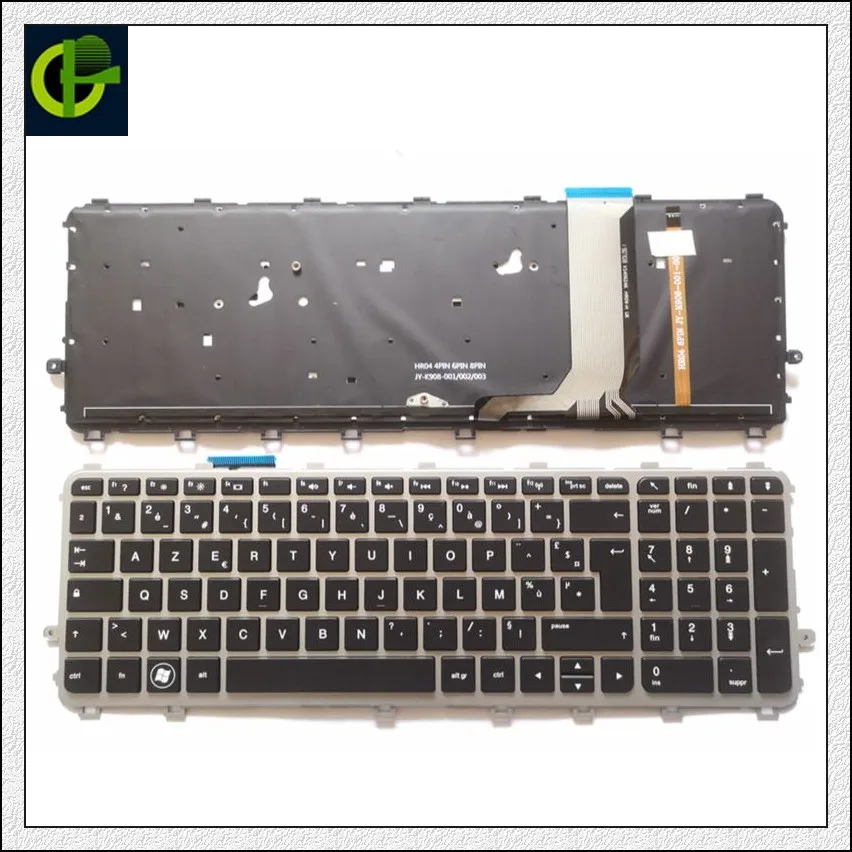 Клавиатура Azerty с французской подсветкой для HP Envy 15 j 15-J 15-J000 15T-J000 15T-J100 15Z-J000 15Z-J100