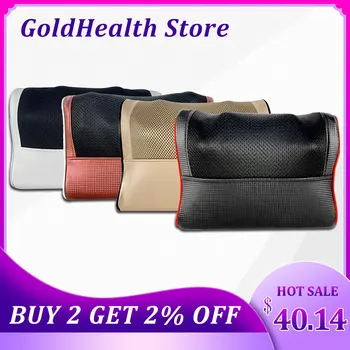 

Massa Head Neck Massager Car Home Cervical Shiatsu Massage Neck Back Waist Body Electric Multifunctional Massage Pillow Cushion