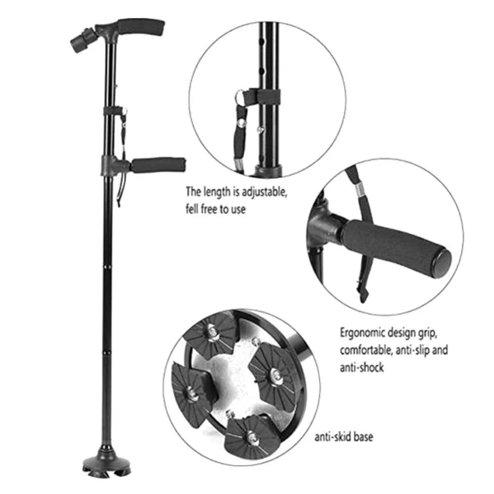 Складные телескопические складные трости светодиодный легкий ходячие верные палочки большие подарки для мам пожилых отцов
