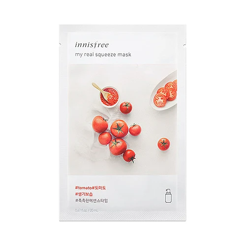 My Real Squeeze Mask 10 шт. маски для кожи лица Уход Отбеливающая увлажняющая маска для лица контроль кожного сглаживания кожи корейская косметика