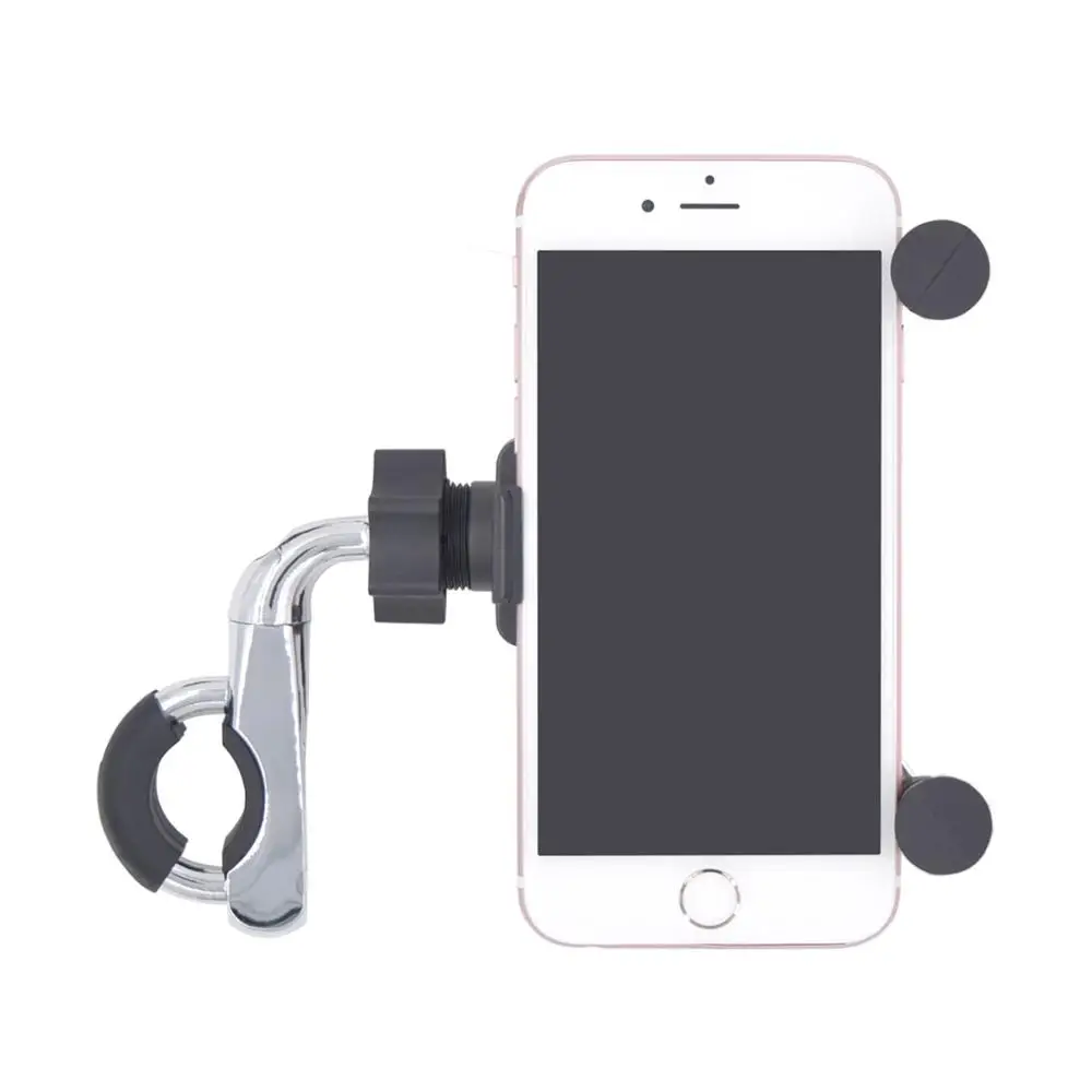 2в1 USB универсальный заряжаемый держатель для телефона мотоцикла 360 руль велосипеда вращающийся держатель мобильного заднего вида