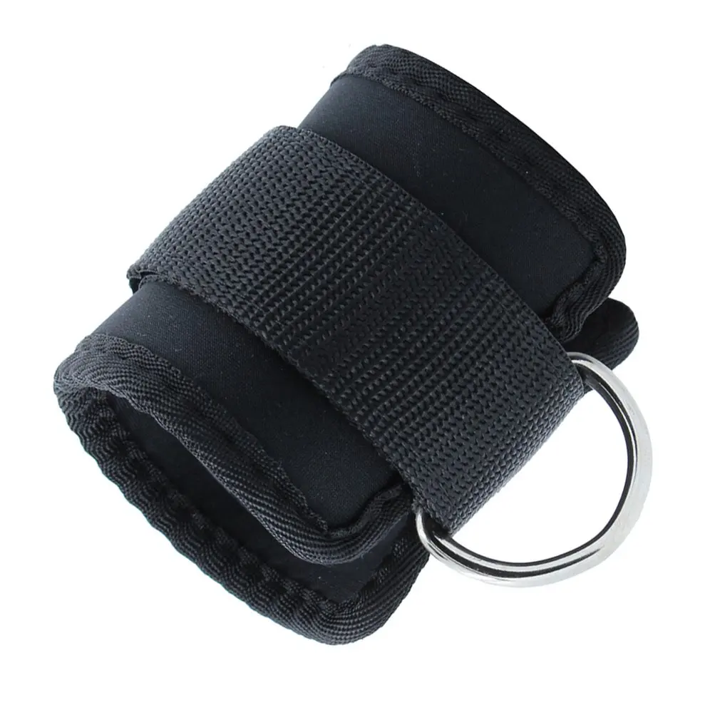Fitness Dring Ankle Strap Buckle Body Building Resistance Band Gym