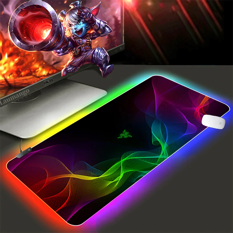 Mouse pad RGB Razer Gaming Accessories Computer Large 900x400 Mousepad