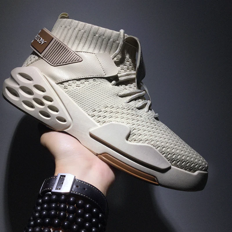 Новые мужские сетчатые кроссовки мужские кроссовки для бега zapatillas hombre уличные спортивные кроссовки для ходьбы chaussure homme носки с мягкой подошвой