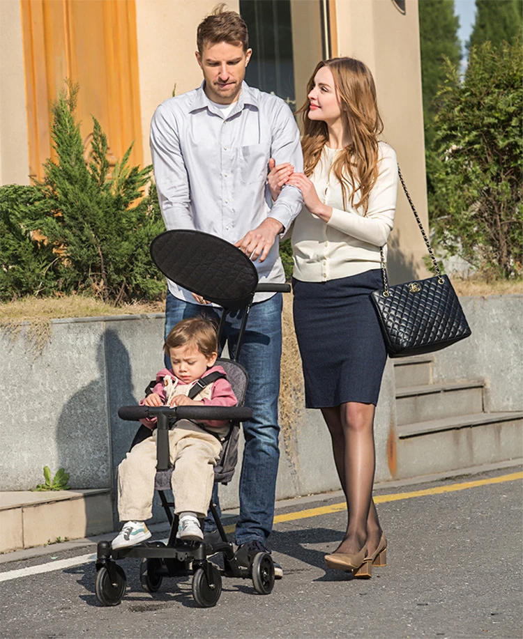 factory price dearest 2 in 1 baby stroller with luxury leather baby carriage for newborn baby walker 0-3 years amd 3in1