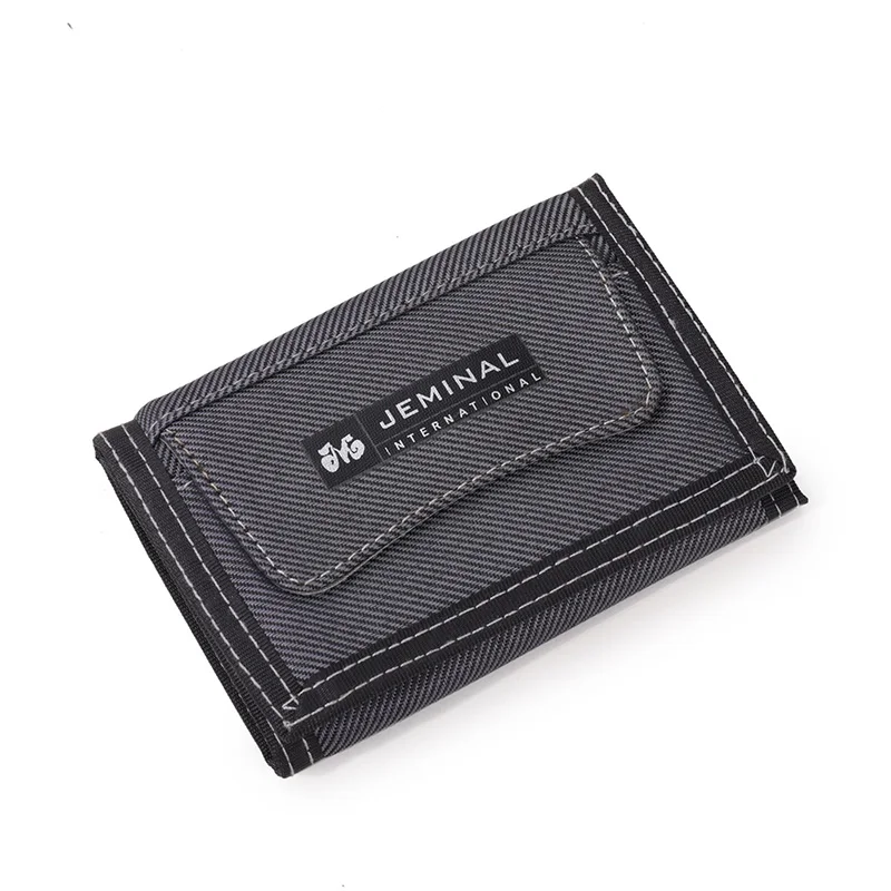 Nylon Trifold Security Wallet with ID Window and Credit Card Holder