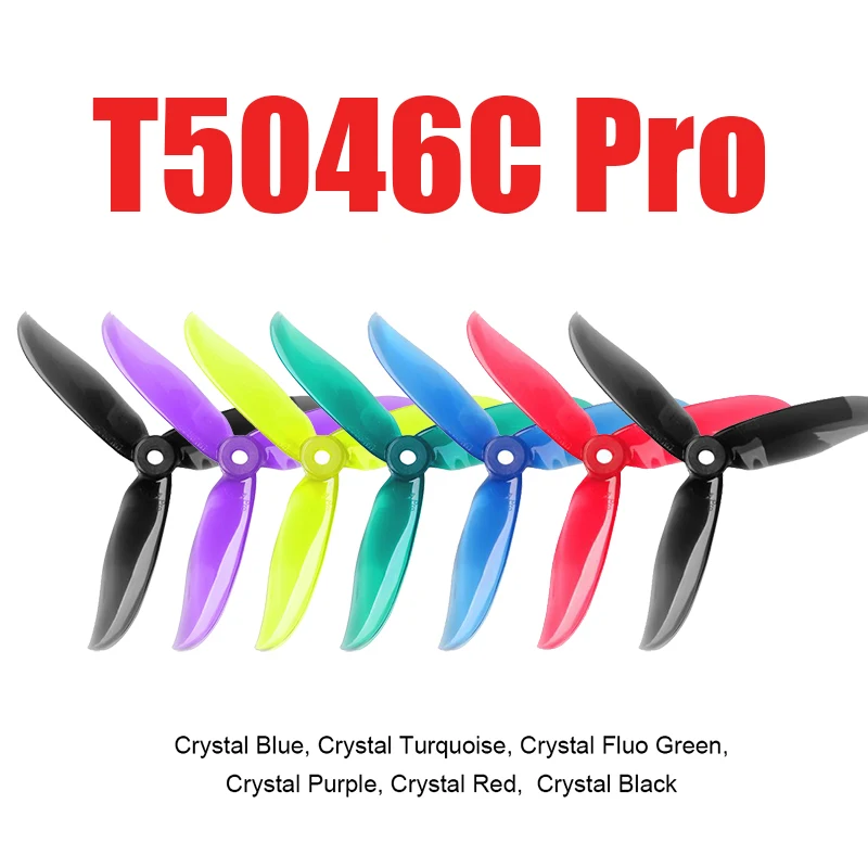 2 пары Dalprop Cyclone T5046C PRO 5046 3 лезвия 5x4 6 CW CCW Пропеллер для RC Quadcopter drone racing 12 цветов |