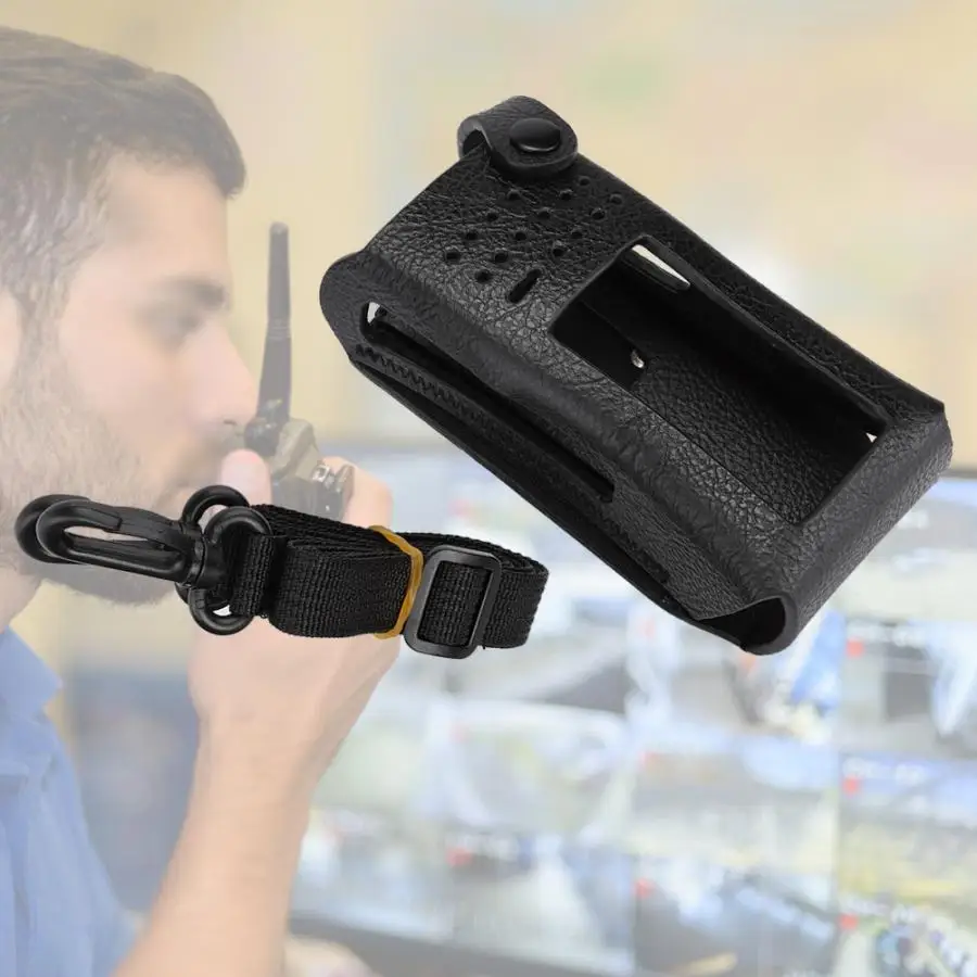 Многофункциональный Walkie Talkie защитный чехол двухсторонняя панель для радио сумка подходит для Motorola GP338D портативный радио
