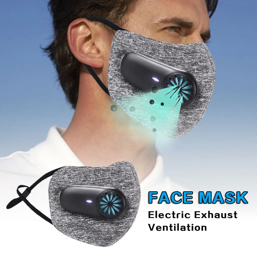 Special mascarillas Smart Electric Air With Compound 5 Gray Anti-pollution mondmasker wasbaar cubrebocas Eye Patch | Красота и