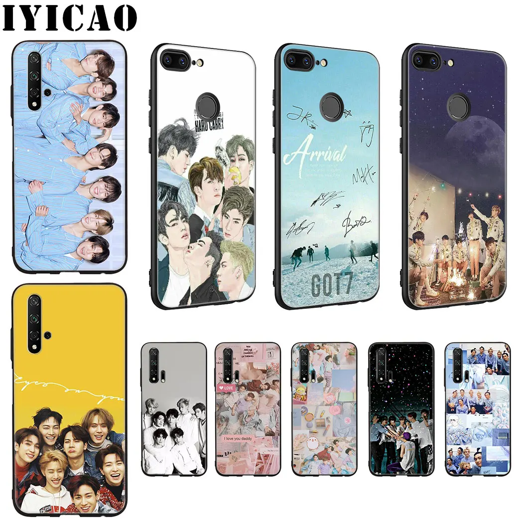 IYICAO Boy Group Kpop GOT7 Soft Silicone Case for Huawei Honor view 20 9X Pro 10 9 8 Lite 8X 8C 7X 7C Note |