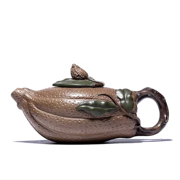 

Yixing teapot undressed ore mud handmade purple clay pot kung fu kettle creative drinkware