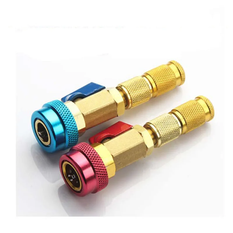 

Car Air Conditioning R134a Quick Remover Installer High Low Pressure Valve Core Remover Tool
