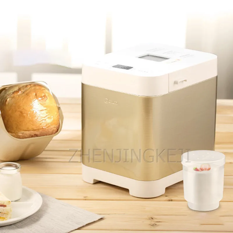 Home bread machine multi-function fully automatic and dough fermented  breakfast toaster kneading small - AliExpress