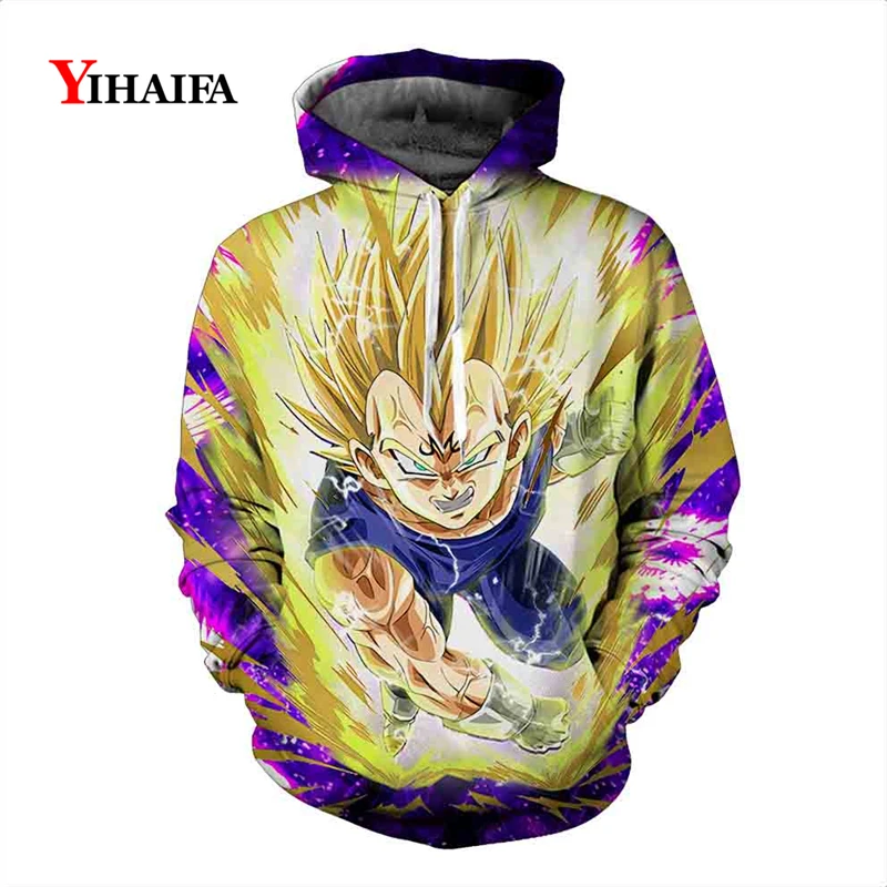 

Men's Hoodies Anime 3D Print Dragon Ball Z Sweatshirt Harajuku Pullover Casual Hoody Man dbz figure Sportswear Hoodie Coat