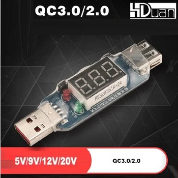 

Voltage Tester Converter USB Output Monitor QC2.0 QC3.0 Automatic USB Charging Trigger Power Adapter