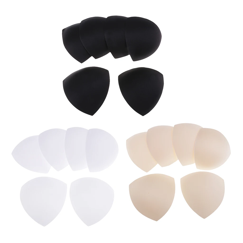 3 Pairs Removeable Triangle Smart Bra Pads Insert For Bikinis Top Swimsuit Women Swimwear Sports Nipple Cover 2019 biquini