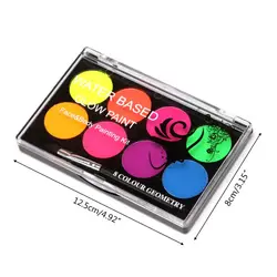 1 Box Drawing Pigment Water-Soluble Non Toxic Body Paint Makeup Painting Kit