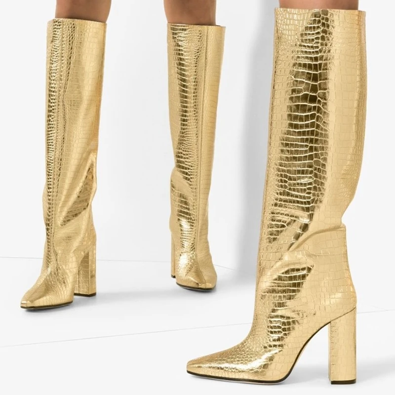 Botas de cocodrilo para mujer Clearance