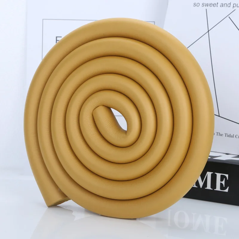 Wood Color 5 шт. 2 м u-образный Детский защитный стол для настольных игр кромка для мебели стеклянная угловая защита защитное устройство для детей Подушка Краш - Цвет: Wood Color