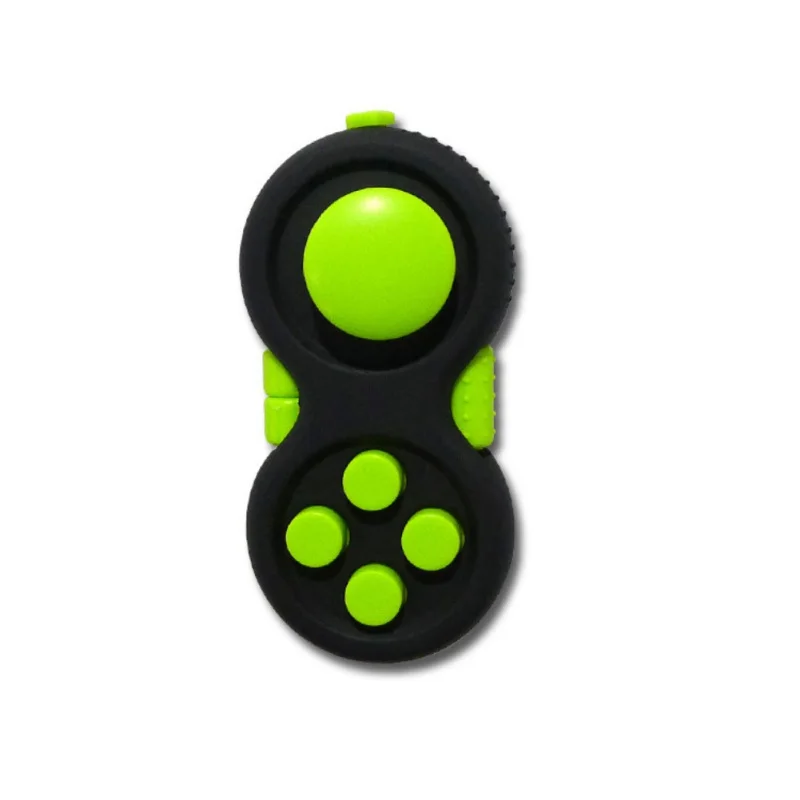 Антистресс коврик портативный контроллер Кнопки снятие стресса декомпрессия игрушка брелок инструмент снять стресс Инструмент - Цвет: Зеленый