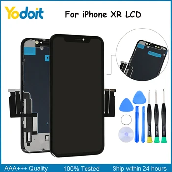 

Quality AAA Pantalla For iPhone XR LCD Display 3D Touch Oled Assembly For iPhone XR Touch Screen LCD Replacement Digitizer+Tools