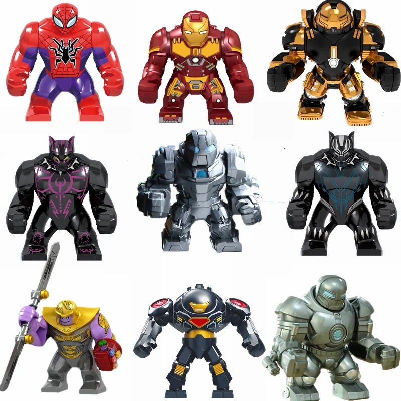

Legoing Marvel Set Toy Hobbies Iron Man Batman Spider-Man Character Model Blocks Marvels Sets Legoings Children Educational Toys