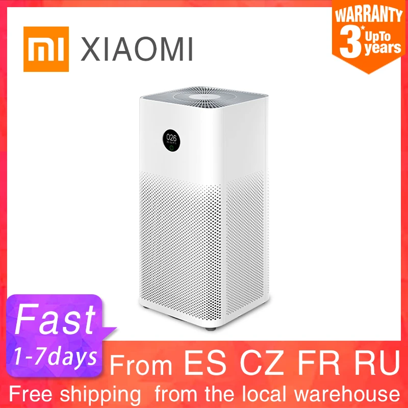 XIAOMI MIJIA Air Purifier 3 3H sterilizer addition Formaldehyde wash cleaning Intelligent Household Hepa Filter Smart APP WIFI|Air Purifiers| - AliExpress