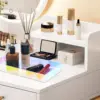 Acrylic Vanity Organizer Colorful Makeup Tray iridescent cosmetics Organizer Holder Storage Makeup Tray Solution 3