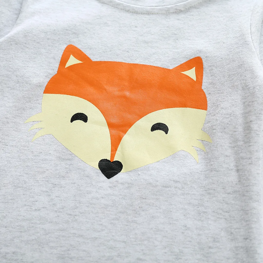 New Baby Boy Clothes Cotton Baby Girl Clothing Sets Cartoon Long-sleeved T-shirt+Pants Infant Clothes 2pcs Suit Baby Girls