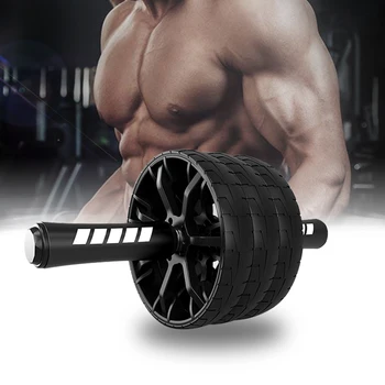 

2019 Upgrade Abdominal Wheel With Three Rounds Wear-resistant Non-slip Abdominal Exerciser Equipment Safe Powerful