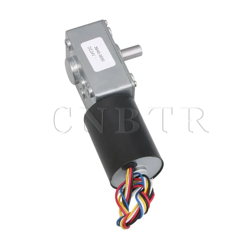 

CNBTR 5840-3650 DC24V 160RPM Brushless Turbo Worm Gear Motor for Smart Door