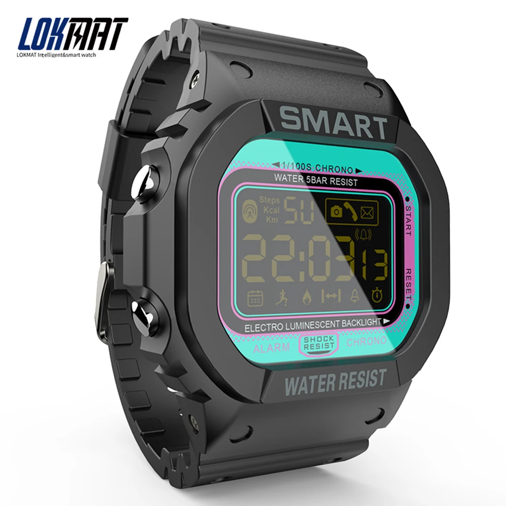 LOKMAT MK22 Новые смарт-браслет водонепроницаемые Bluetooth умные часы напоминания о