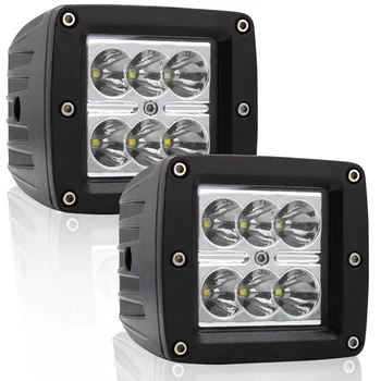 

Led Light Pod Cube Lights 3 inch Light Bar Driving Fog Lights 12V 24V 24W For Off Road Utv Trucks Pick Up Jeep Tractors 4Wd
