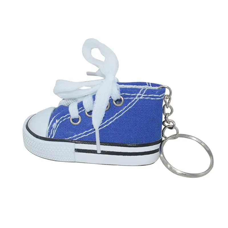 12 шт Холст Мини-кроссовки брелок для ключей для обуви мини холст брелок в форме обуви кулон для женщин Девушка сувенир подарок