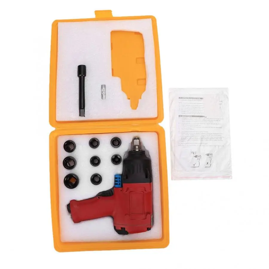 

spikes for tire 1/2inch Auto High Torque Impact Pneumatic Air Ratchet Wrench Professional Repair Tool Wrench Ratcheting