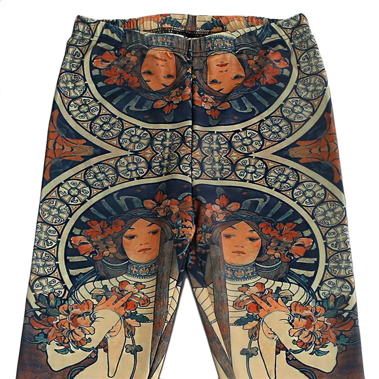 Women Digital Printing Leggings Workout Leggings High Waist Push Up Leggins Mujer Fitness Leggings Women Pants