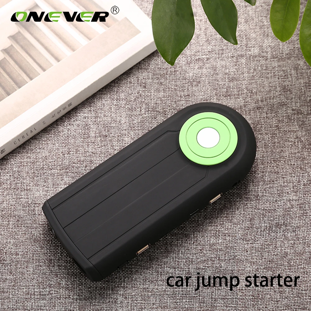 

Onever Car Emergency Start Power 50800mah Black Booster 800A Peak Battery Backup Charger QC3.0 Auto Jump Starter with EU Plug