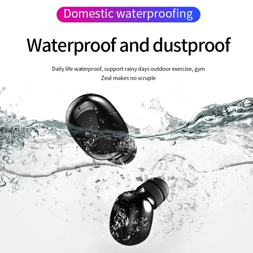 X9 TWS Bluetooth наушники V5.0 наушники с микрофоном беспроводной 3D стерео гарнитура громкой связи звонки для телефона с зарядным устройством