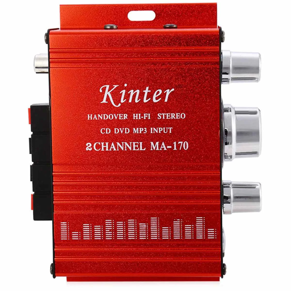 Kinter MA-170 усилители аудио hi-fi стерео звук DIY 20 Вт мини 2,0 канал DC12V высокие басы управление алюминиевый корпус Авто