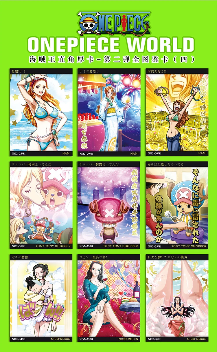 A Box Of 18 Packs Of Tide Playing One Piece Card Luffy One Piece Card One Piece Card Female Emperor Nami Right Angle Thick Card Game Collection Cards Aliexpress