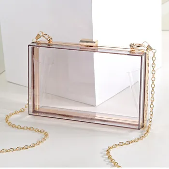 

Women Acrylic Clear Purse Cute Transparent Crossbody Bag Lucite See Through Handbags Evening Clutch Events Stadium Approved #L10