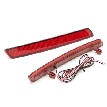 

New 2PCS Red Car Rear Bumper Reflector Lamp LED Tail Brake Stop Light Lamp For Chevrolet For Malibu 2012 2013 2014 2015
