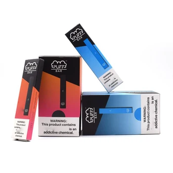 

10pcs/lot Puff Bar Pod Kit 280mAh Battery Device Vape Pen With Security Code Device Starter Kits Vape puff bars