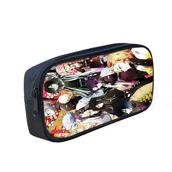 

1 Pcs Anime Demon Slayer: Kimetsu No Yaiba Pencil Bag Multi-functional Students Pencil Bag Wallet Storage Bag Learning Supplies
