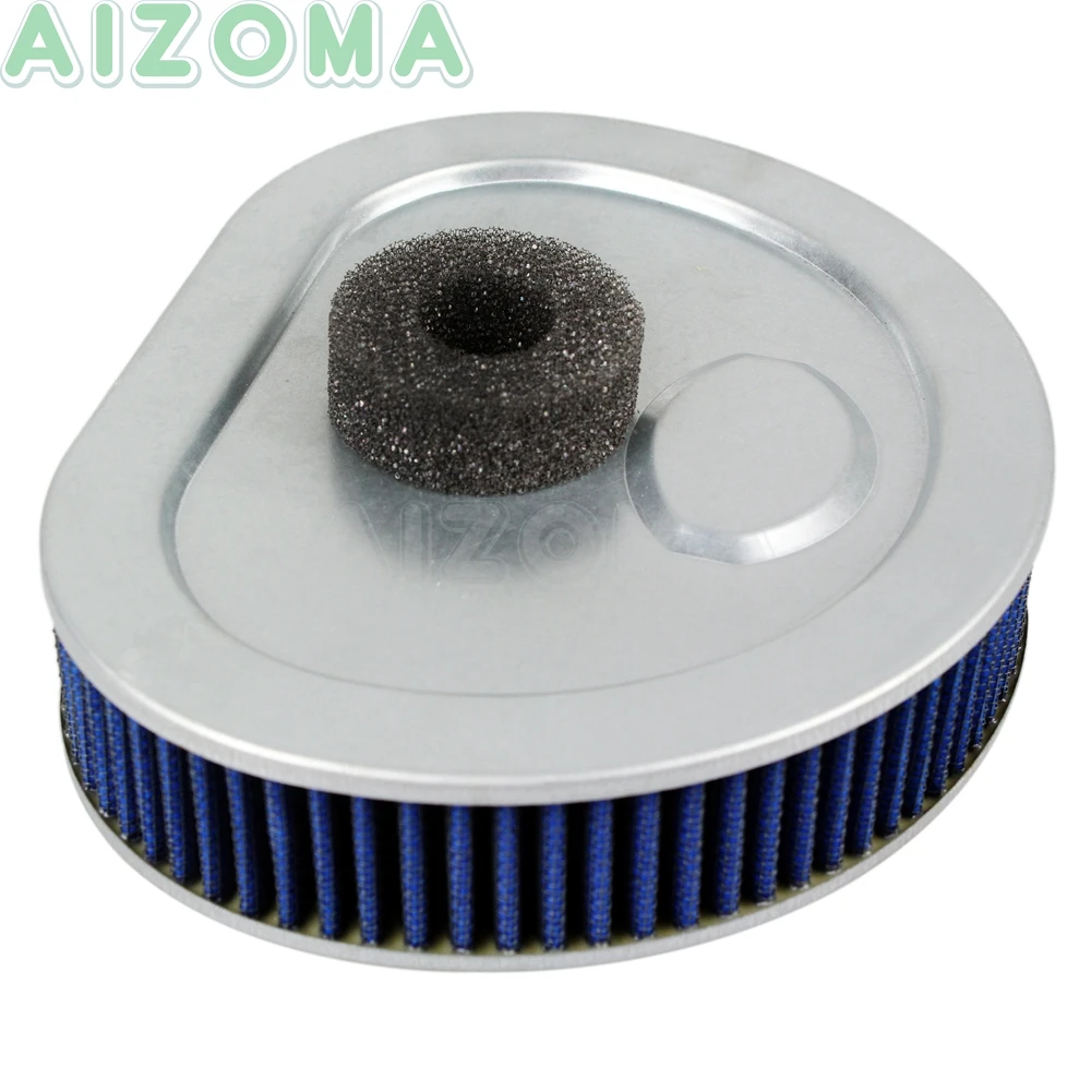 Motorcycle High Flow Air Filter Cleaner Blue for Harley Dyna FXD FXDS Touring Electra Wide Glide Road King 1995-1999 Bad Boy | Автомобили